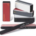 Nail Files Canvalite Nail File and Buffer Professional Emery Boards Washable Double Sided Reusable Manicure File for Home and Salon Use 6 PCS